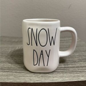 Rae Dunn White 'Snow Day' Mug